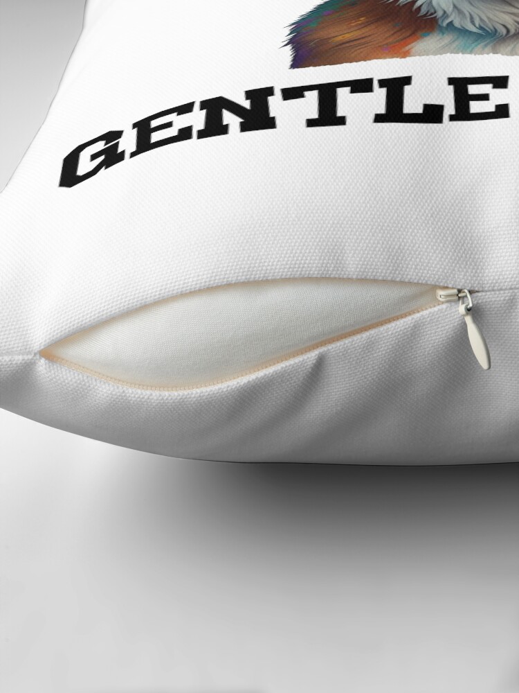 Saint Bernard Dog Throw Pillow