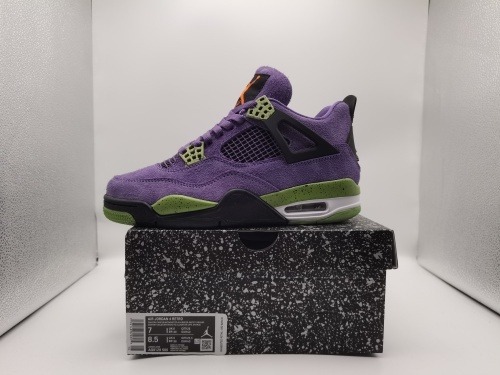 Air Jordan 4 Retro Purple Green