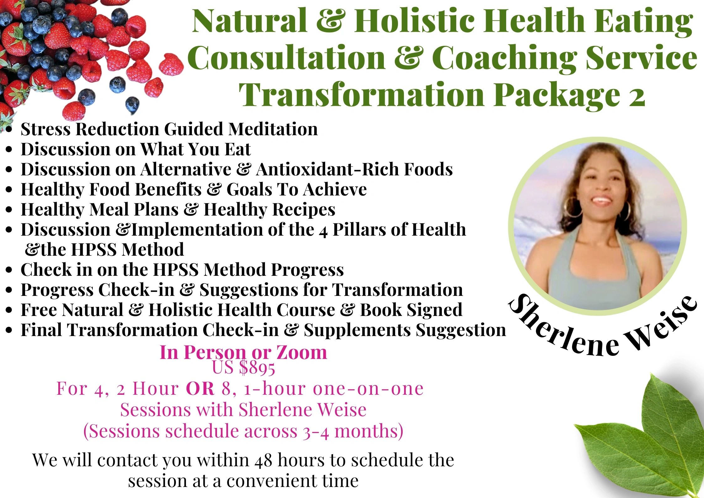 Natural & Holistic Health Transformation Package 2