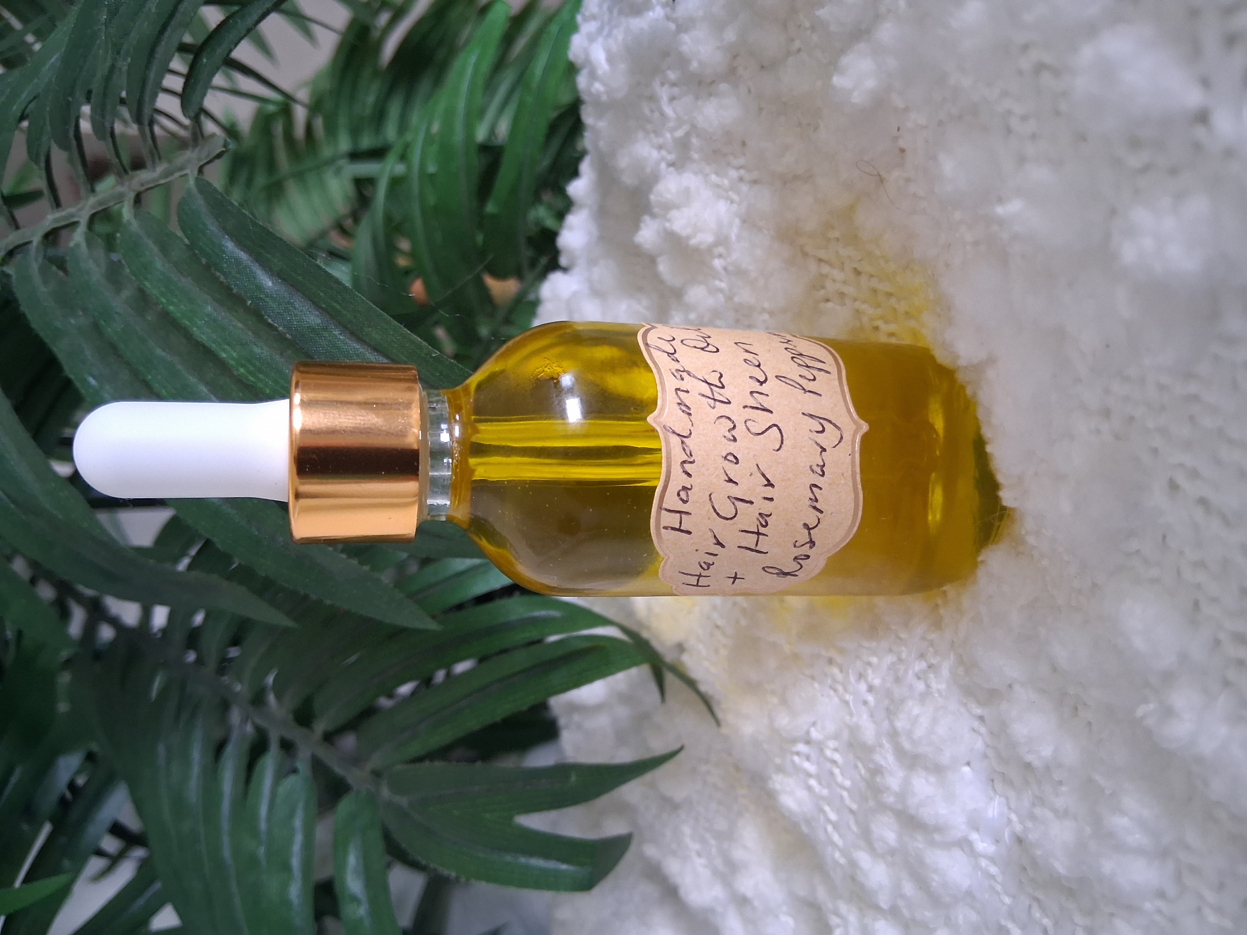 Hair Growth Oil + Hair Sheen - Rosemary Peppermint