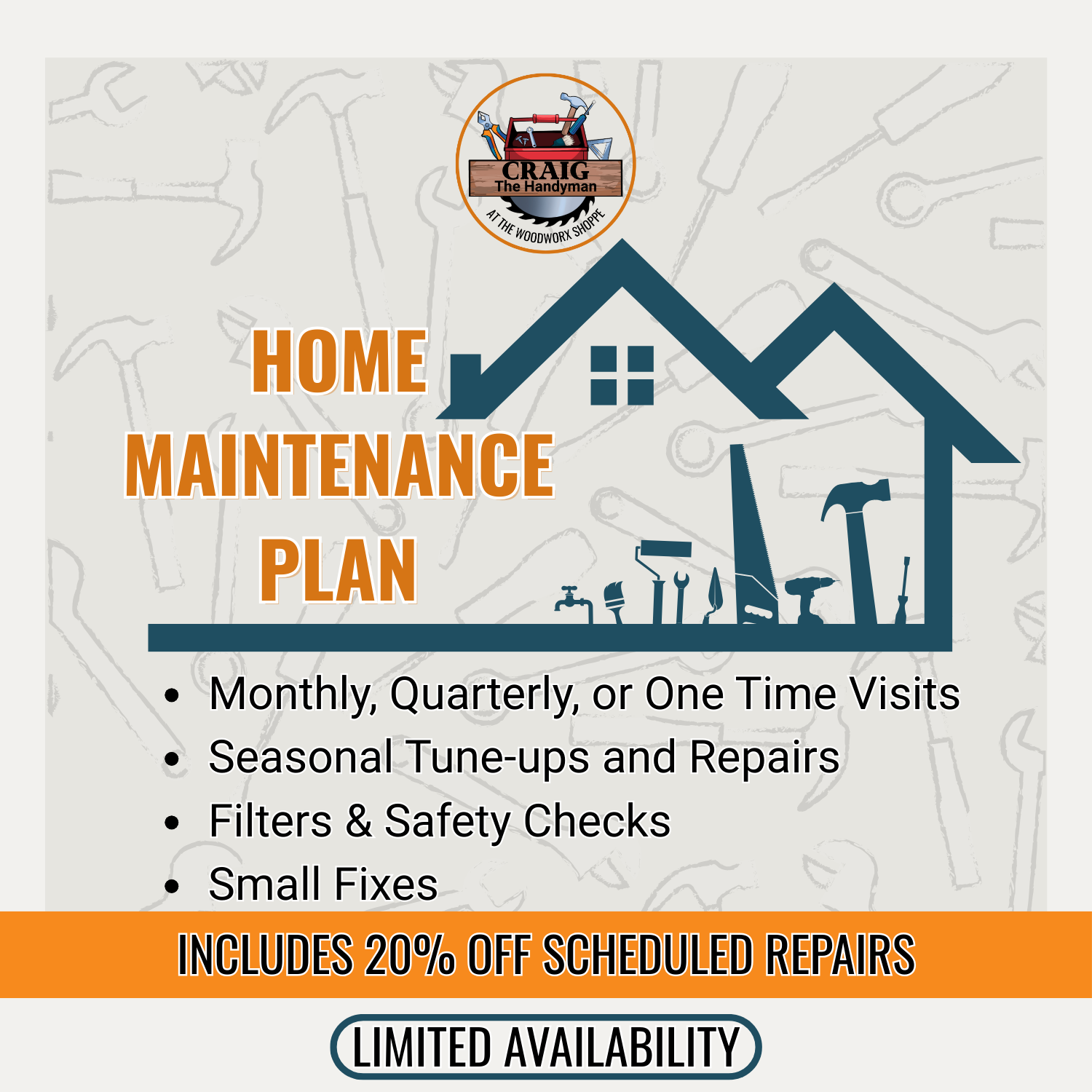 One-Time Preventative Home Maintenance Checkup