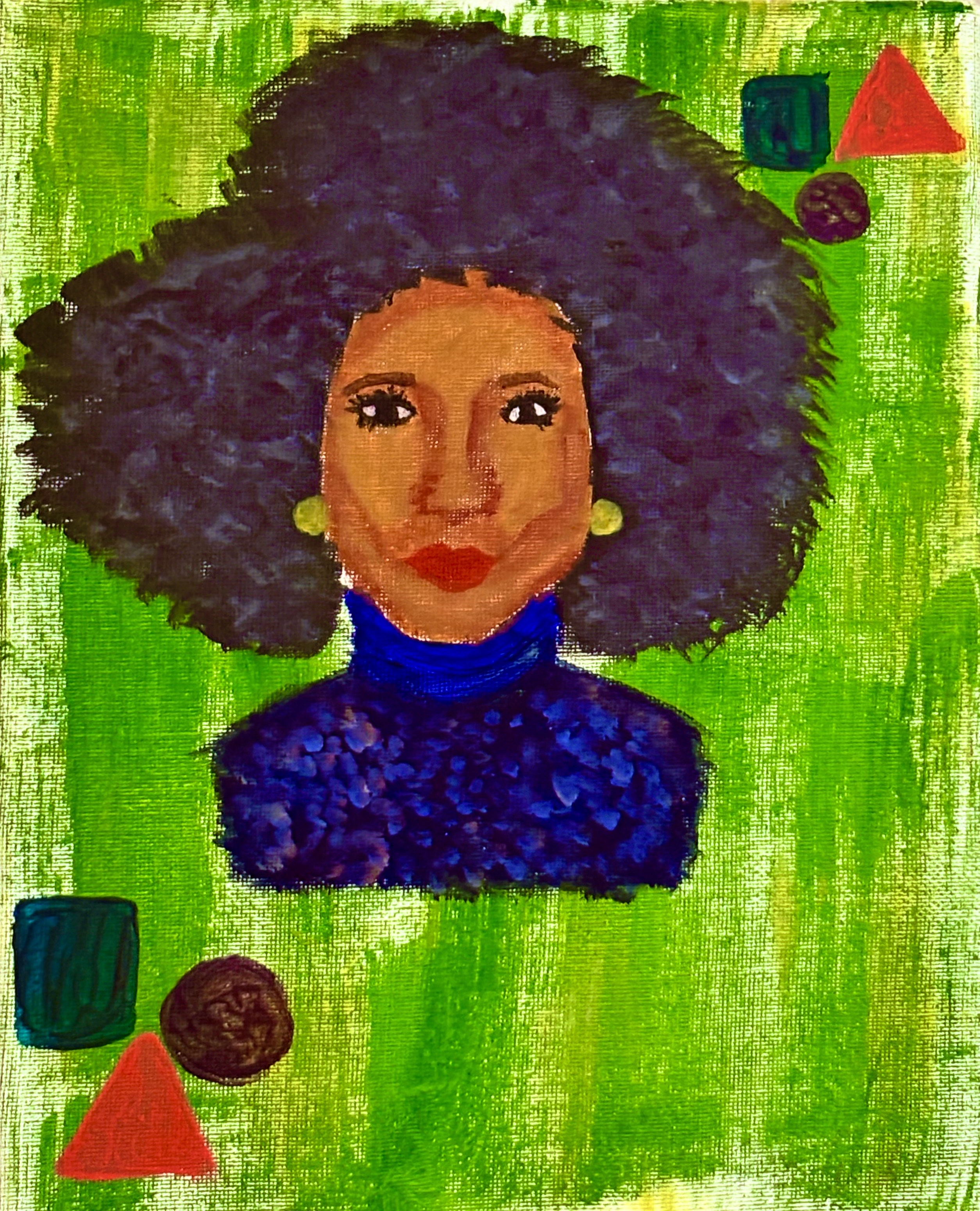 Lady In Blue
