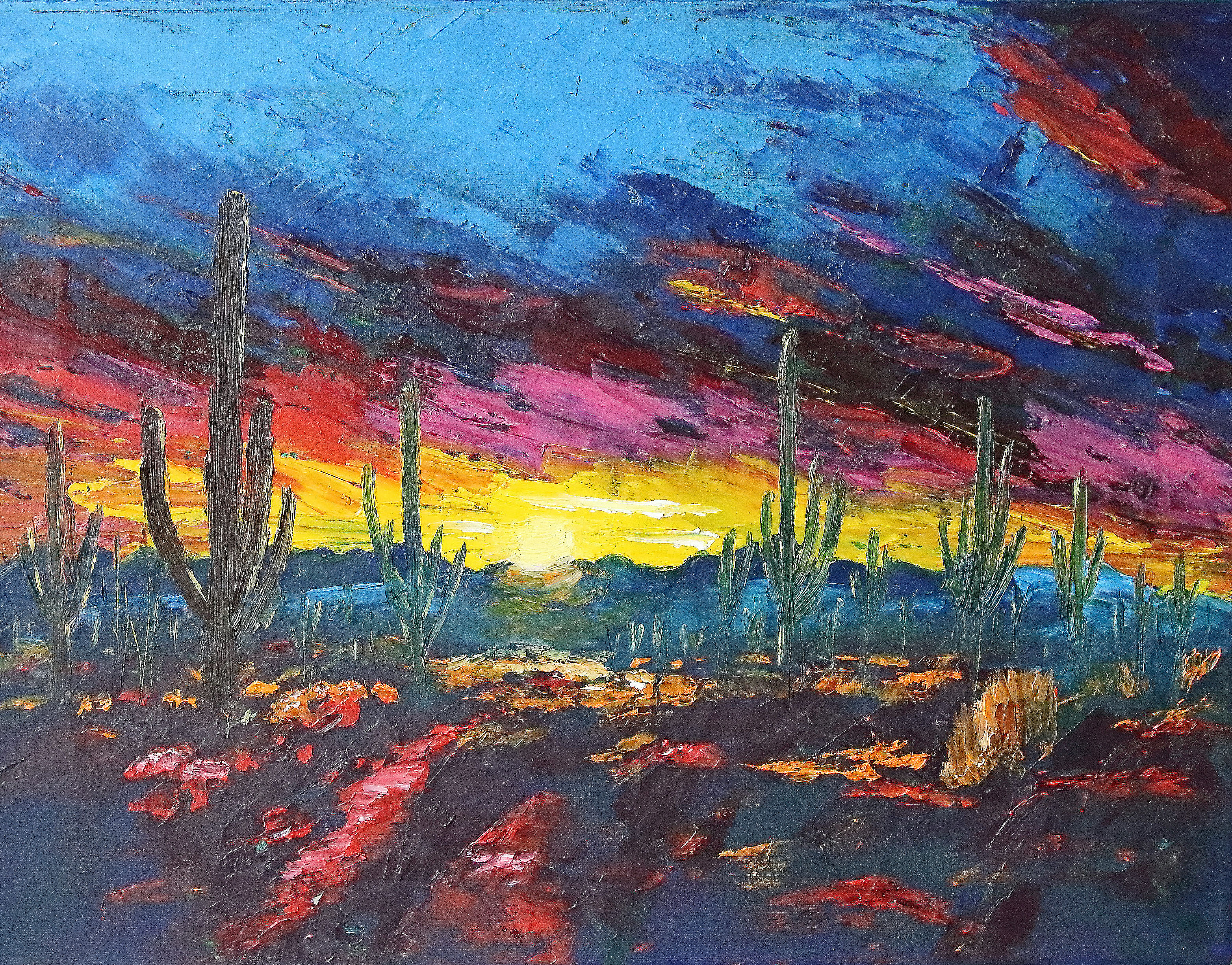 Cactus Sunset