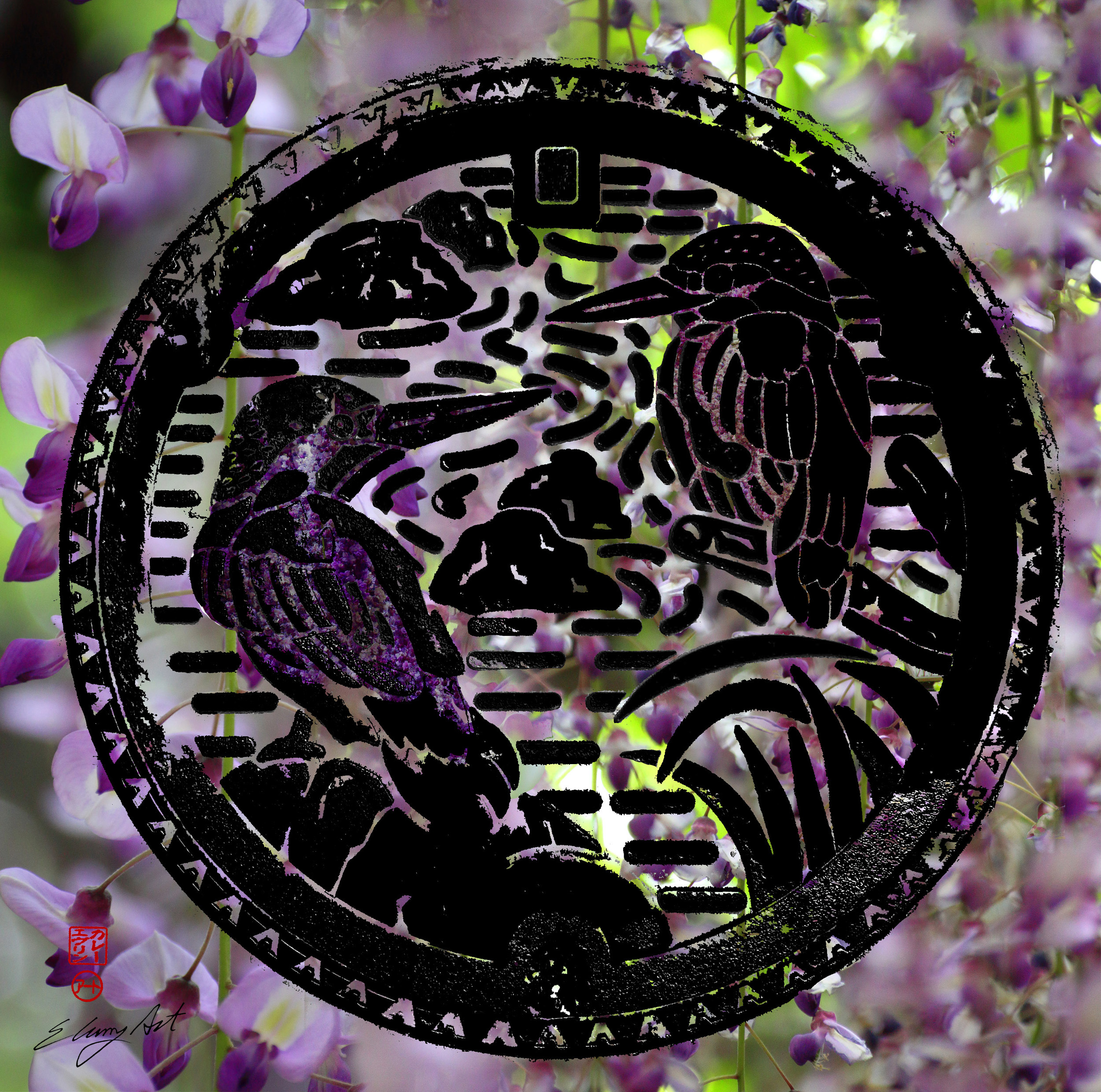 Manhole Covers of Japan: Fuji Bird Wisteria River Kingfisher