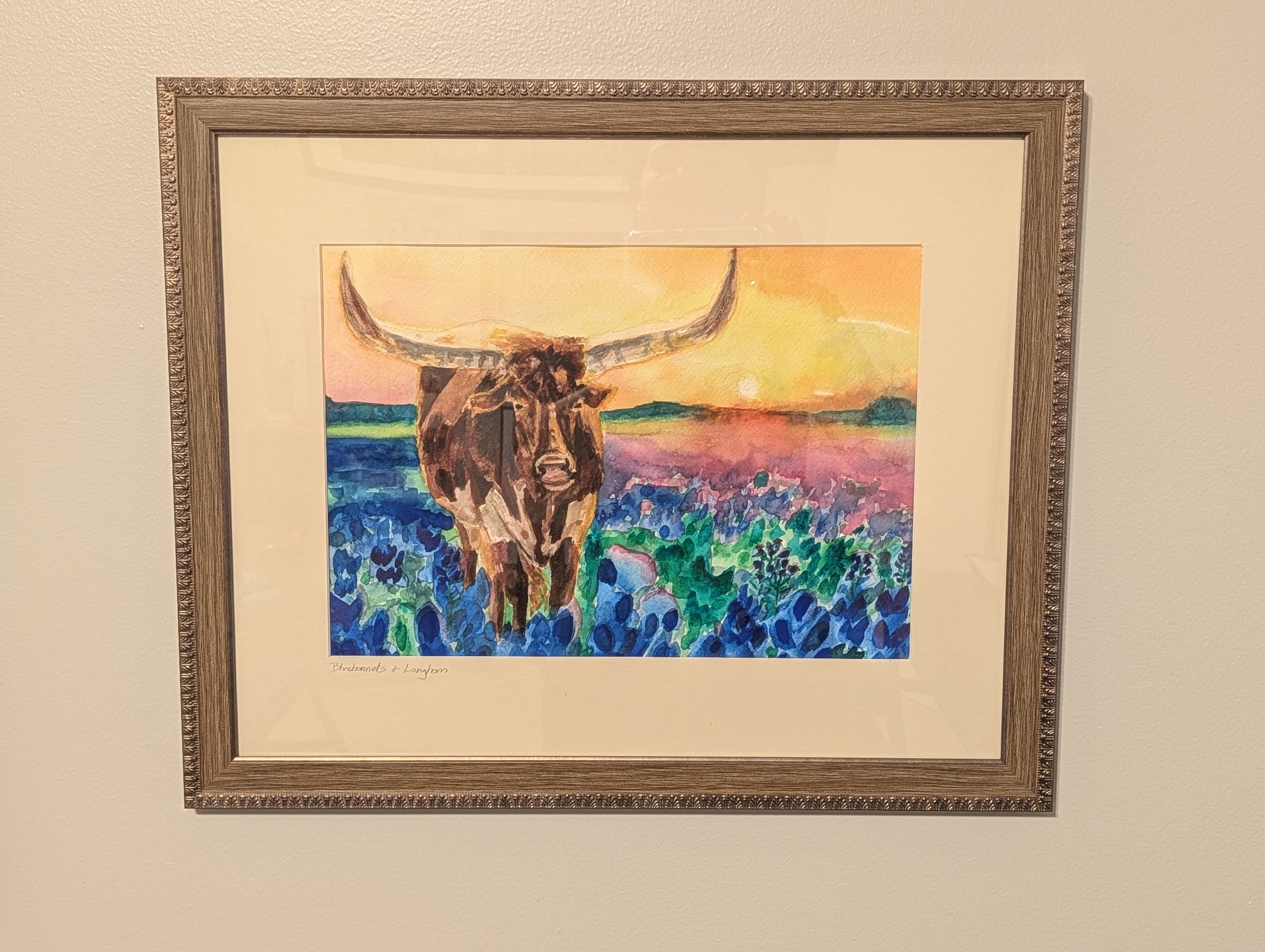 Sunrise Longhorn Bluebonnets 