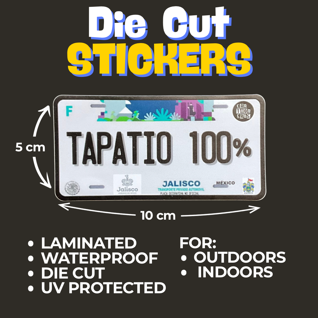 Stickers Plaquitas de los Estados de Mexico