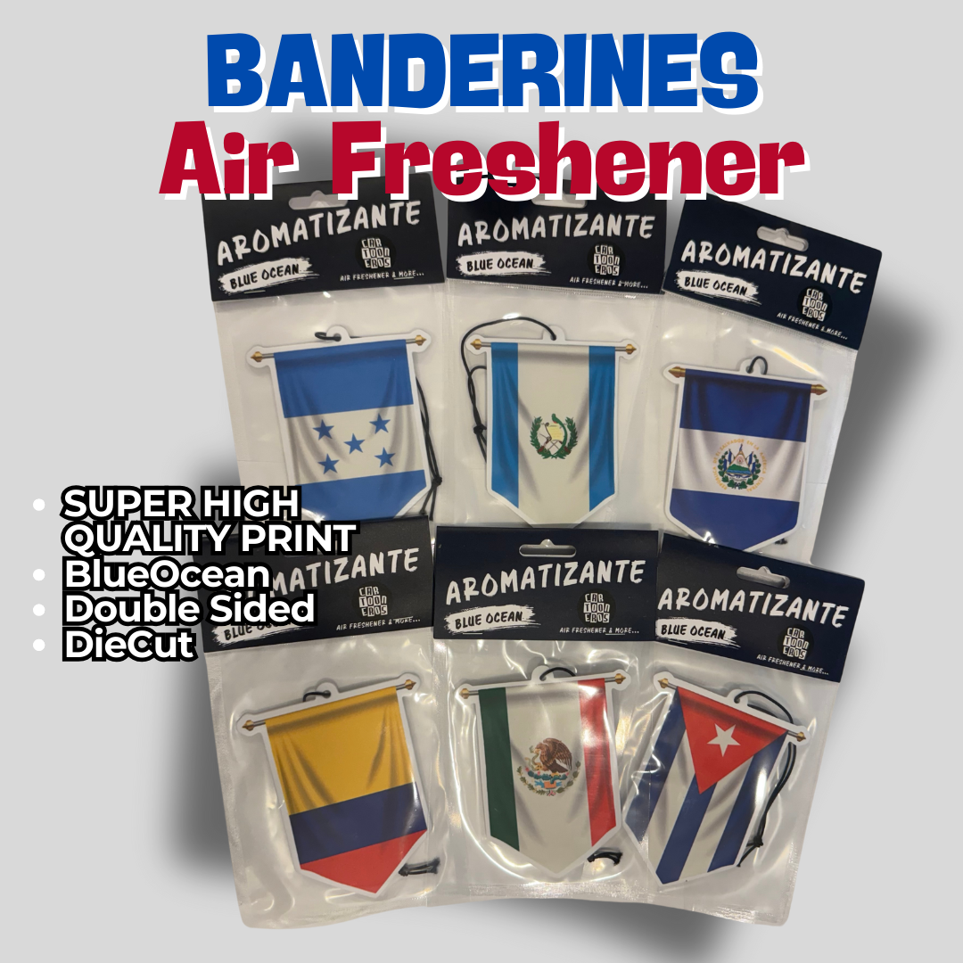Aromatizante Banderines de Paises