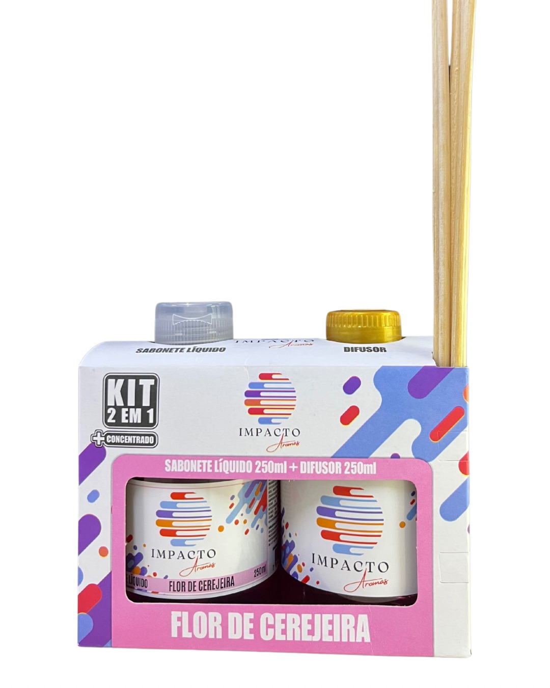 Kit Sabonete Líquido e Difusor Impacto Aromas