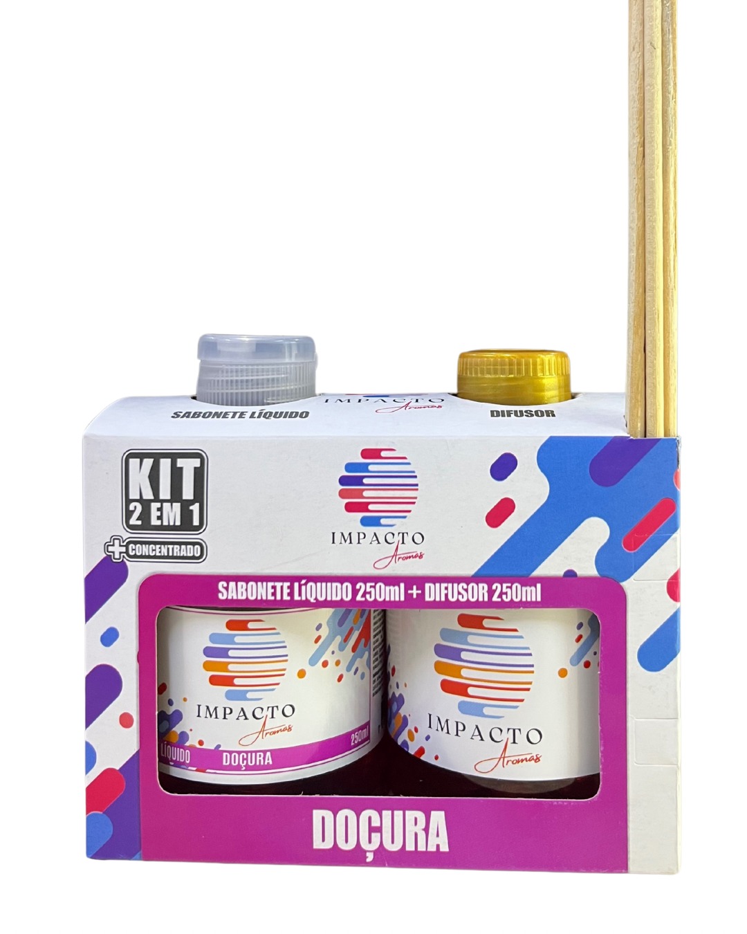 Kit 2 em 1 - Sabonete Líquido e Difusor Impacto Aromas