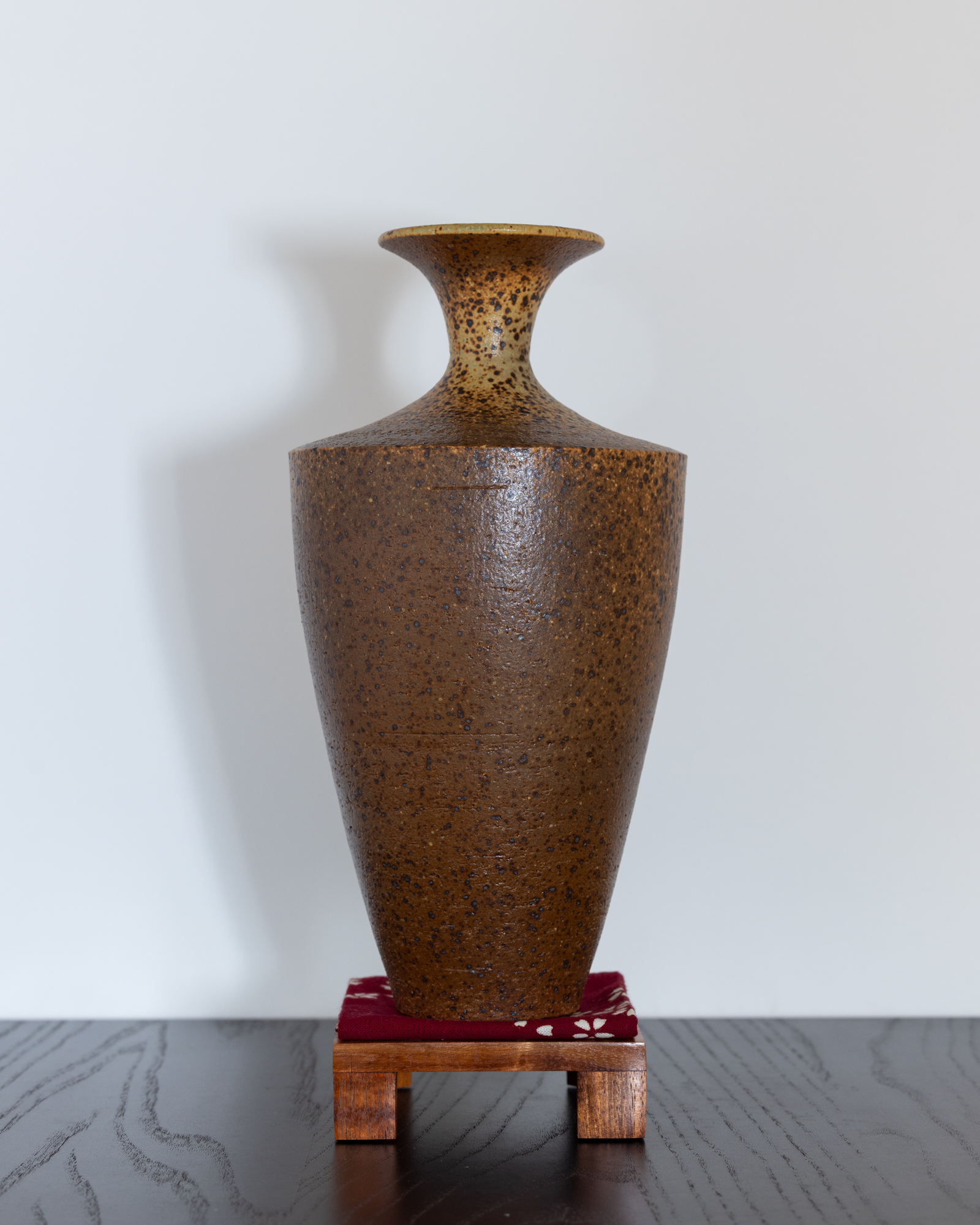 Tall Angular Rustic Vase