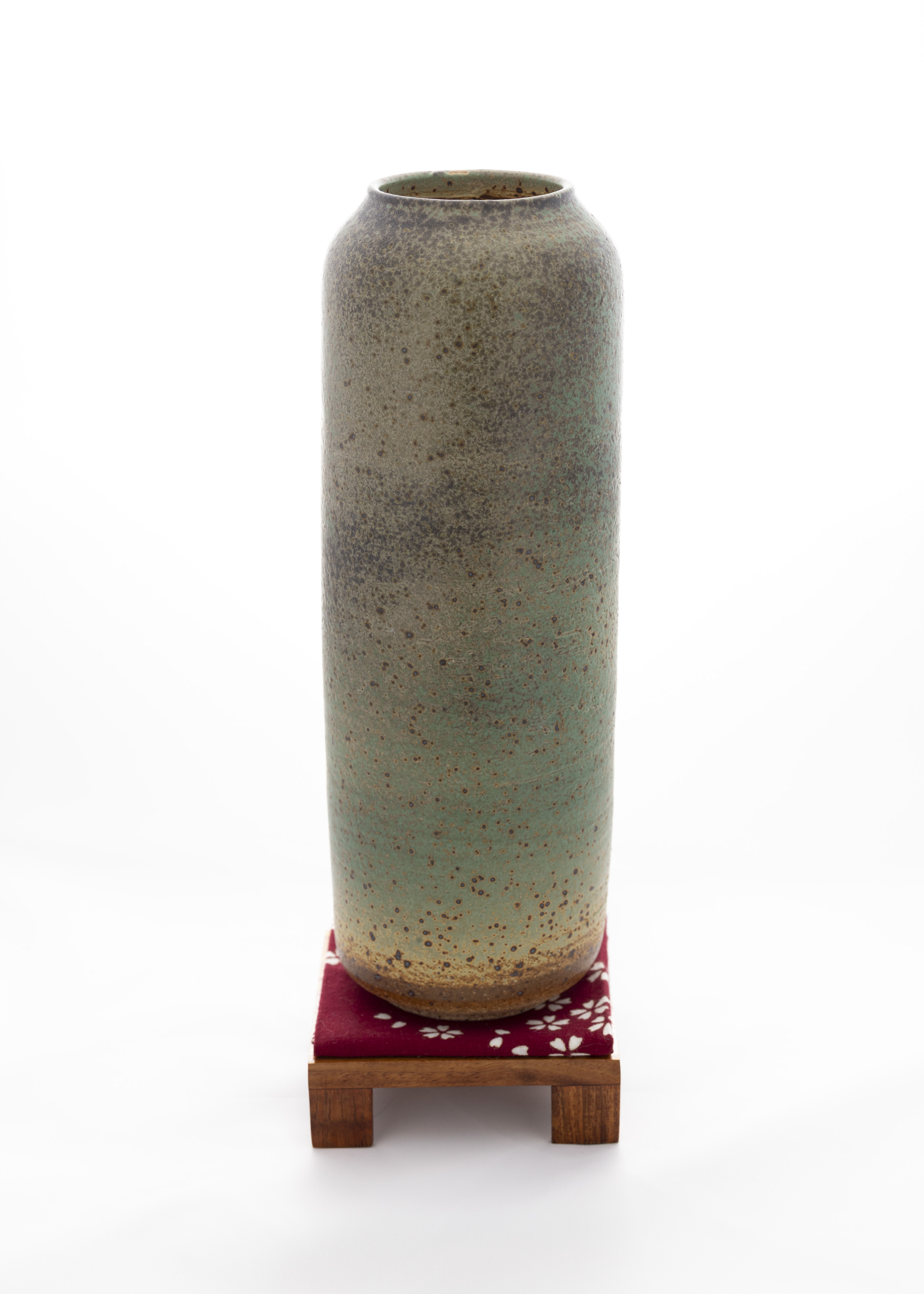 Tall Rustic Cylindrical Vase