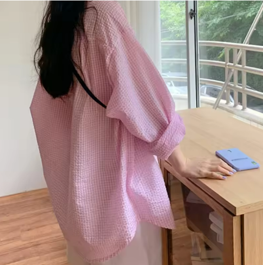 Pink Oversized Shirt