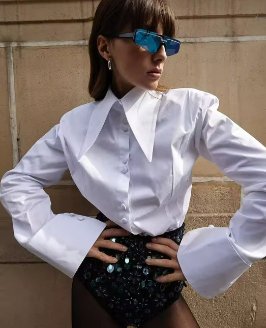 Sequin High-Waisted Shorts