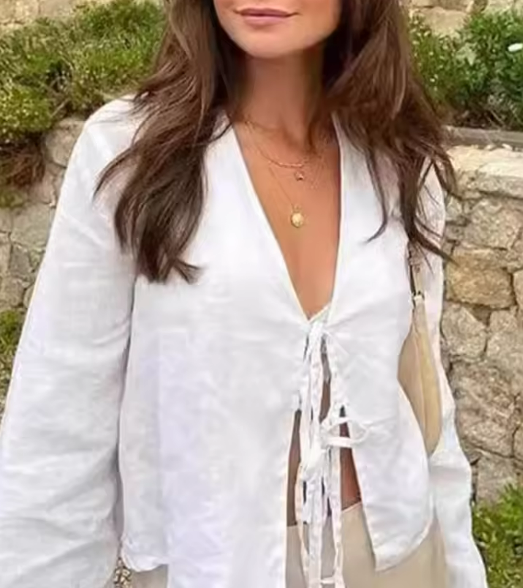 Women's Linen Blouse
