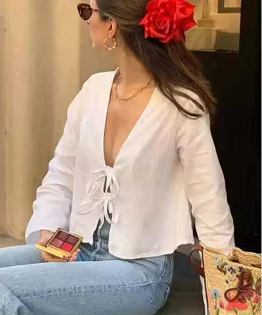 Women's Linen Blouse