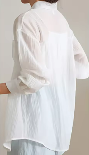 White Sheer Cardigan