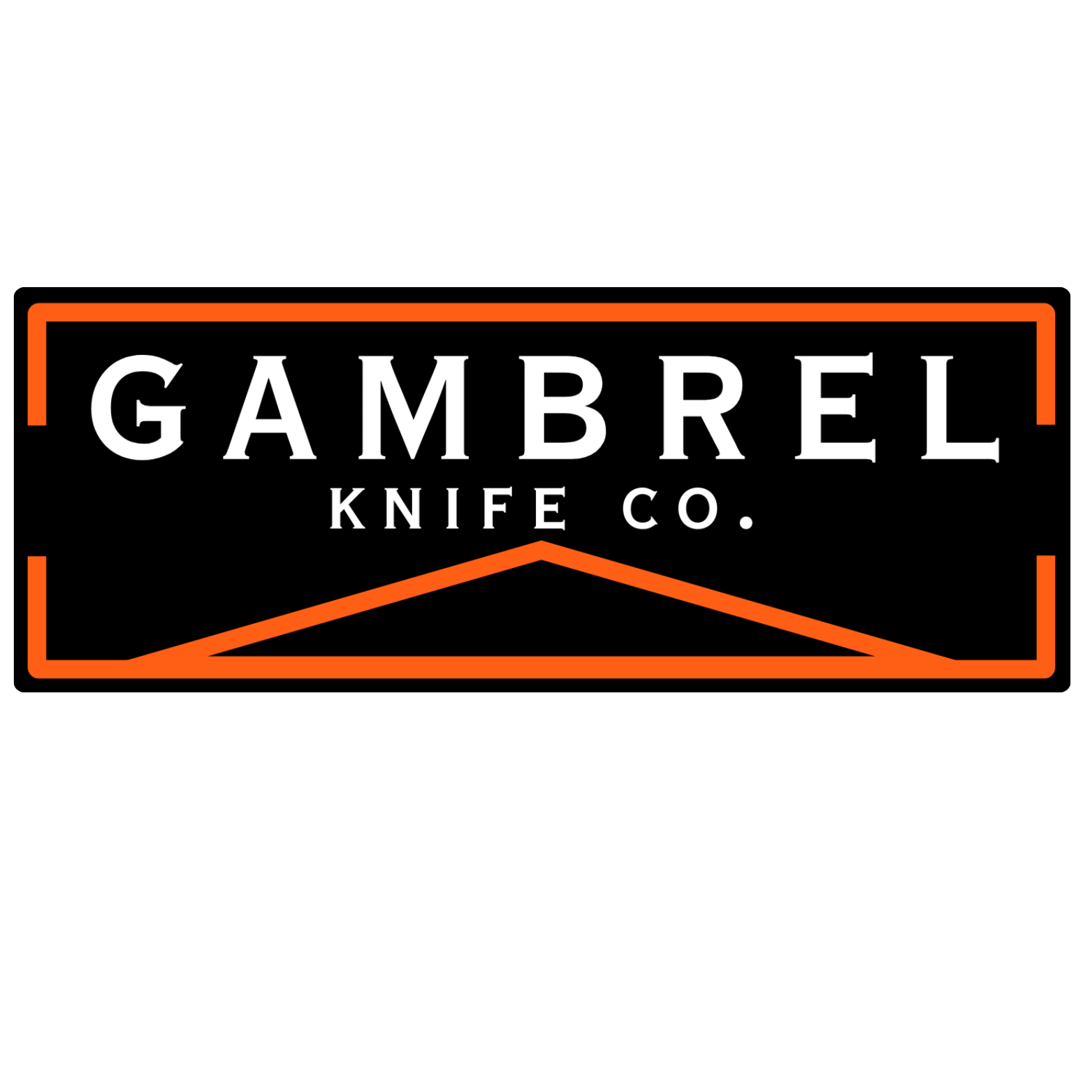 Gambrel Logo Sticker