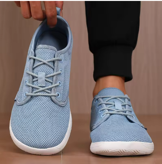 Light Blue Mesh Athletic Shoes