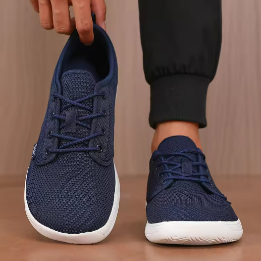 Light Blue Mesh Athletic Shoes