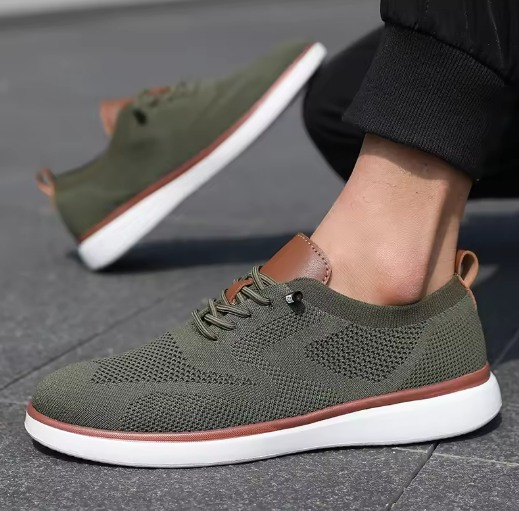 Men's Beige Casual Sneakers