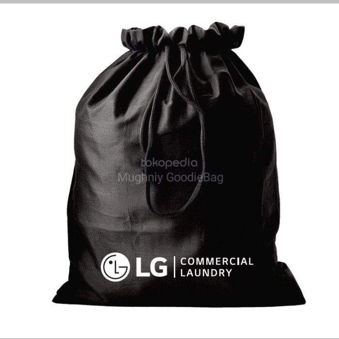 (50X70) Tas Laundry Serut / Tas Serbaguna / Tas Pouch Bahan Spunbond 75 gram include sablon 1 warna 1 sisi