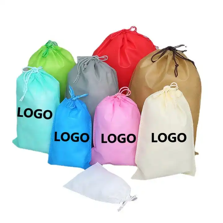 (25x35) Tas Serut Custom / Tas Serbaguna / Dust Bag / Tote Bag serut Bahan Spunbond 75 gram include sablon 1 warna 1 sisi