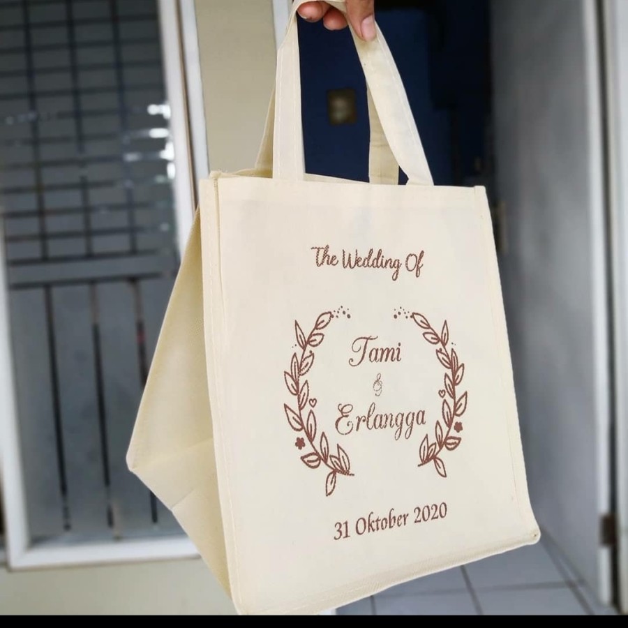 (24x24x30) Dus 22x22 Tas Spunbond Box Jahit Custom Bahan spunbond 75 gram include sablon 1 warna dan 2 sisi