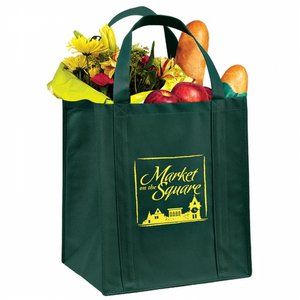 (40x45x20) Jumbo Goodie Bag Belanja Custom Bahan Kain Spunbond 100 gram include sablon 1 warna dan 2 sisi ( Bolak Balik)