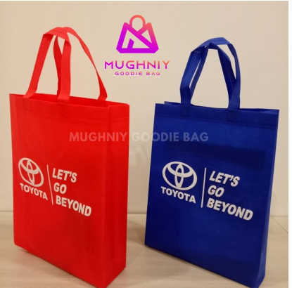 (30x40x10) Tas Spunbond Promosi model HBPA / Goodie Bag Bahan Kain Spunbond tebal 75 gram include sablon 1 warna 1 sisi1