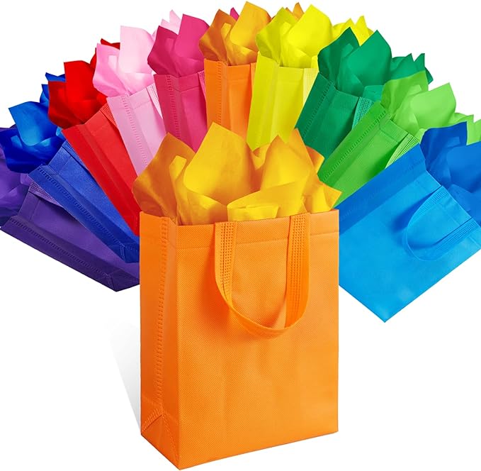 (30x40x10) Tas Spunbond Promosi model HBPA / Goodie Bag Bahan Kain Spunbond tebal 75 gram include sablon 1 warna 2 sisi ( Bolak Balik)