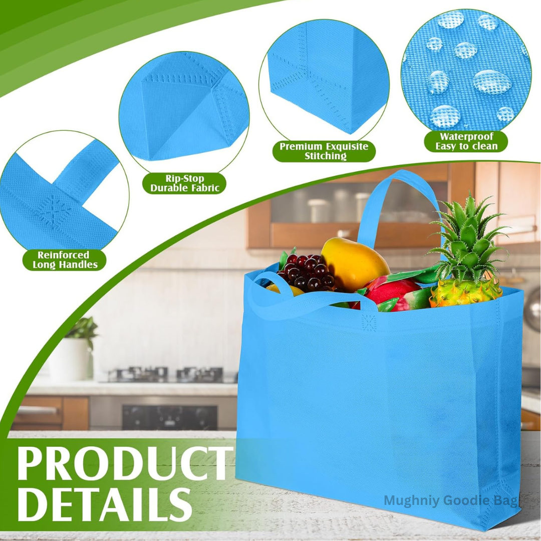 (30x40x10) Landscape Tas Spunbond Promosi model HBPA / Goodie Bag Bahan Kain Spunbond tebal 75 gram include sablon 2 warna 1 sisi (Bolak Balik )