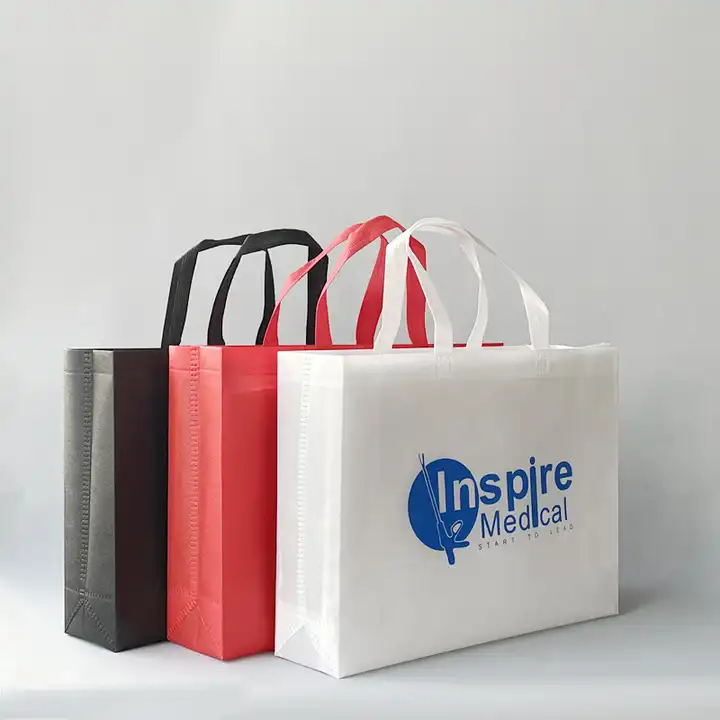 (30x40x10) Landscape Tas Spunbond Promosi model HBPA / Goodie Bag Bahan Kain Spunbond tebal 75 gram include sablon 1 warna 1 sisi