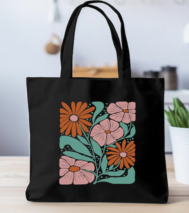 (35x40) Tote Bag Kain Kanvas Cetak Full Color Area A4  dan 1 sisi - Tote Bag Polyester - Canvas Bag Custom 