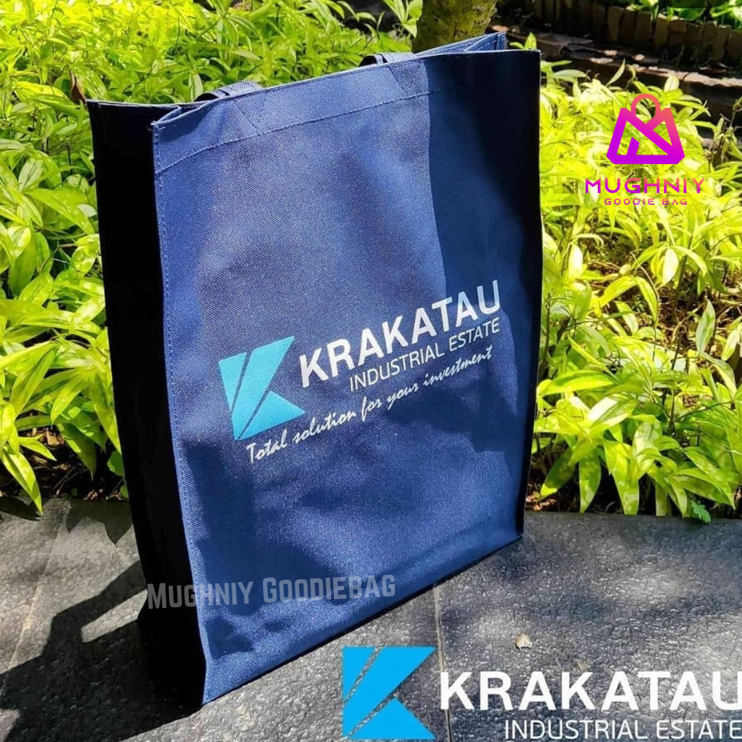 (30x40x10) Tas Premium D300 Waterproof (Anti Air) include Sablon 1 warna dan 1 sisi  