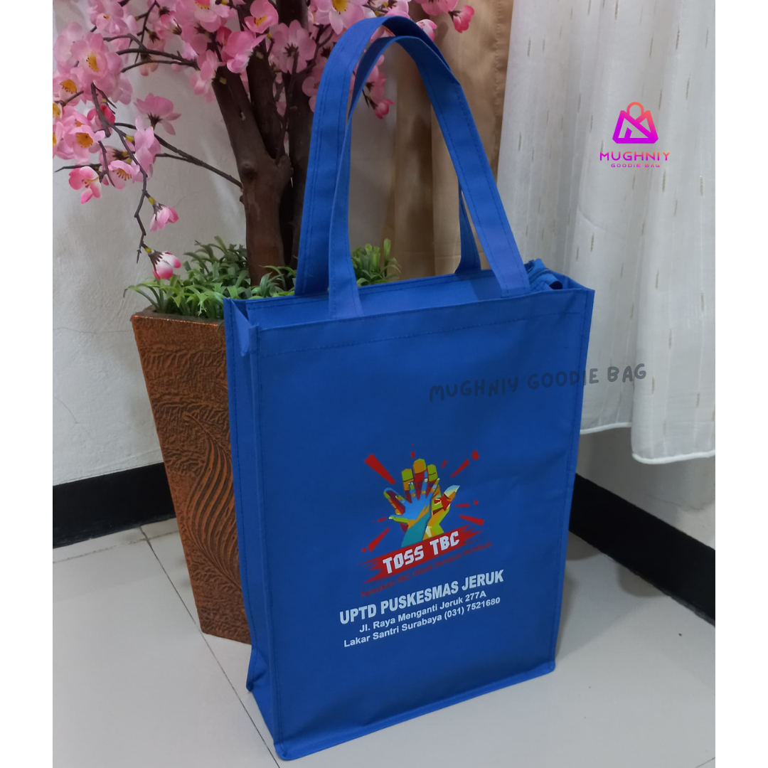 (30x40x10) Tas Premium D300 Waterproof (Anti Air) Cetak Full Color Printing DTF Area A4 1 sisi Cetak  