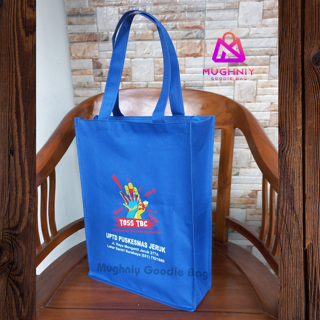 (30x40x10) Tas Premium D300 Waterproof (Anti Air) Cetak Full Color Printing DTF Area A4 1 sisi Cetak  