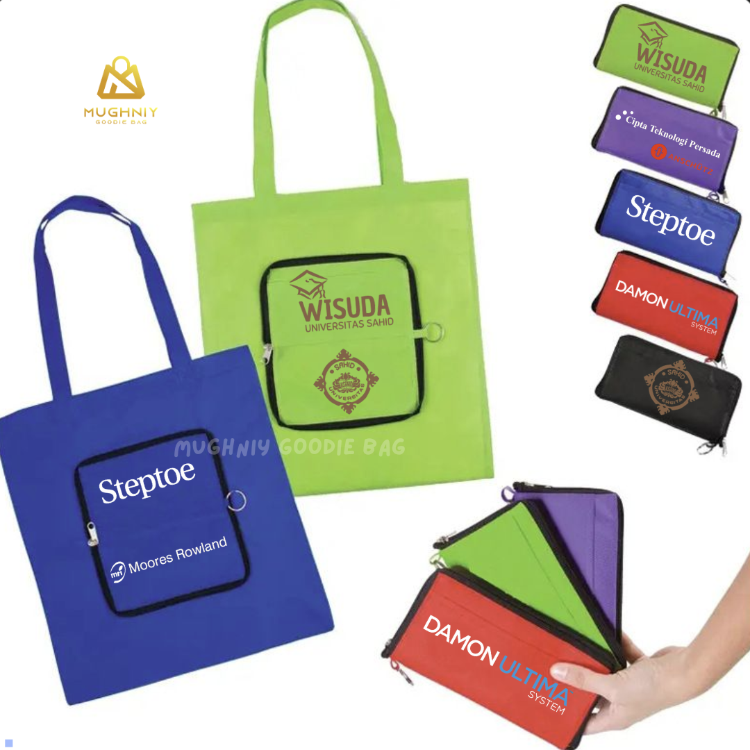 (30x40x10) Tas Lipat Resleting Cantolan Bulat