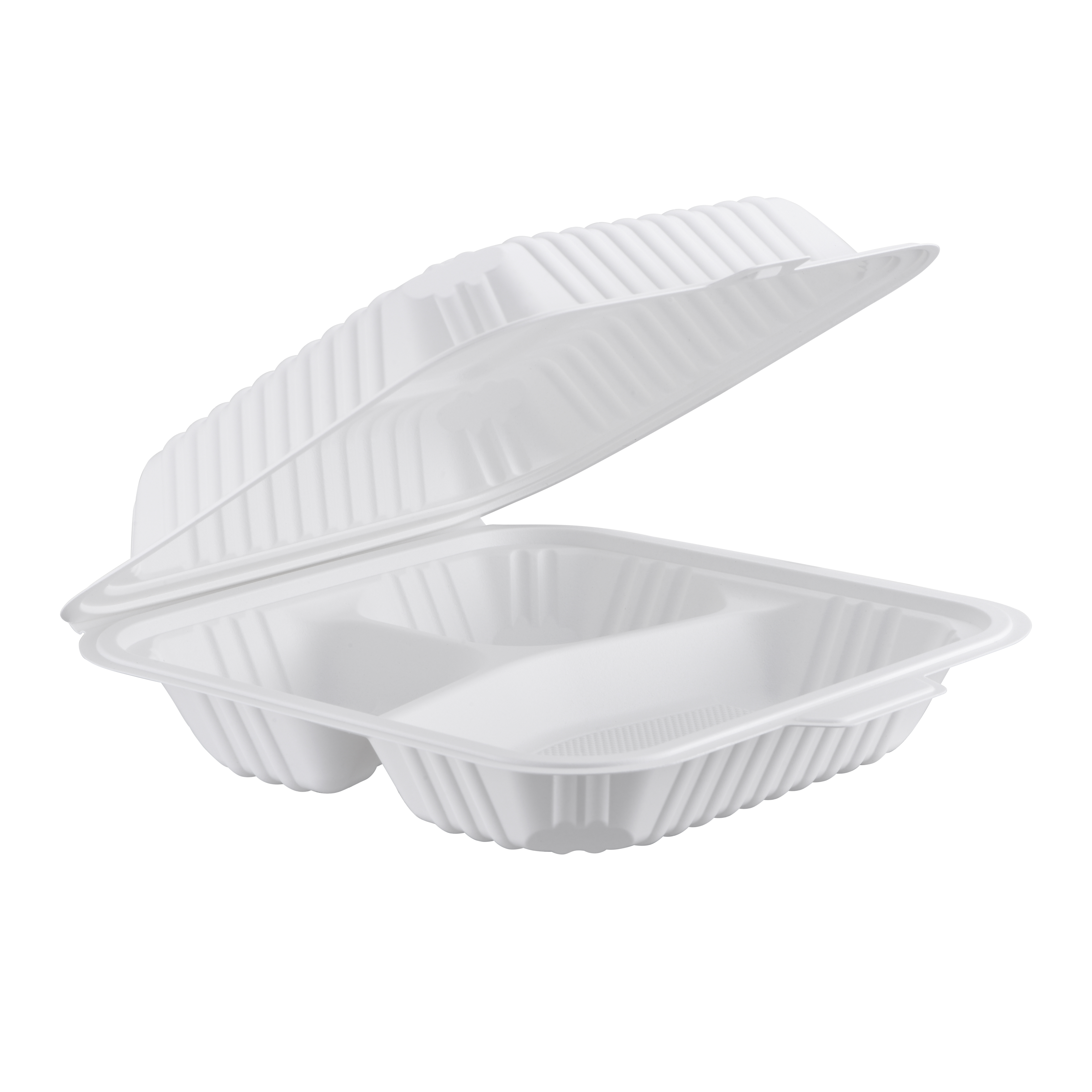  3-compartment, Corner Lock, 8" x 8", 150pc 