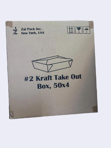 Kraft Take-Out Box #2 - 200Pk