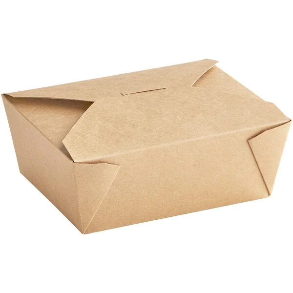 Eco-friendly Kraft Take-Out Box #8 - 300Pk