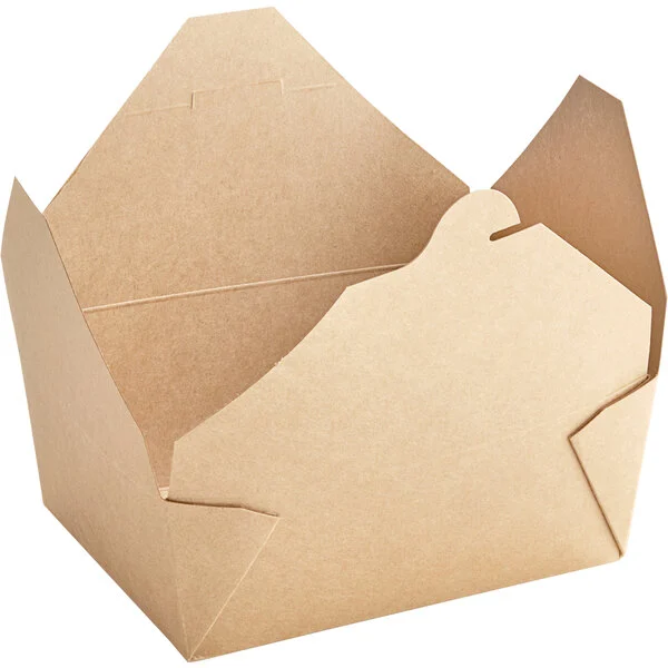 Eco-friendly Kraft Take-Out Box #8 - 300Pk