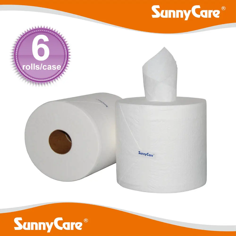 SunnyCare Center Pull Paper Roll Towel is a 2-ply