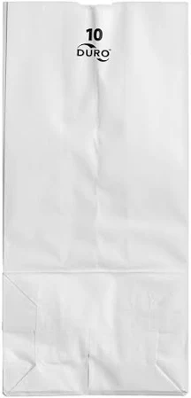 Grocery Paper bag #10 WHT 500 Bun
