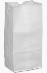 #8 White Paper Bag