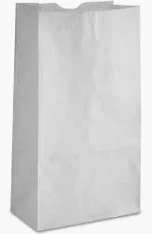 #8 White Paper Bag