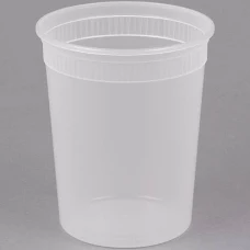 32 OZ Thermoforming PP Deli Container Clear - 500Pk