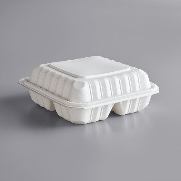 3-compartment, Corner Lock, 8" x 8", 150pc