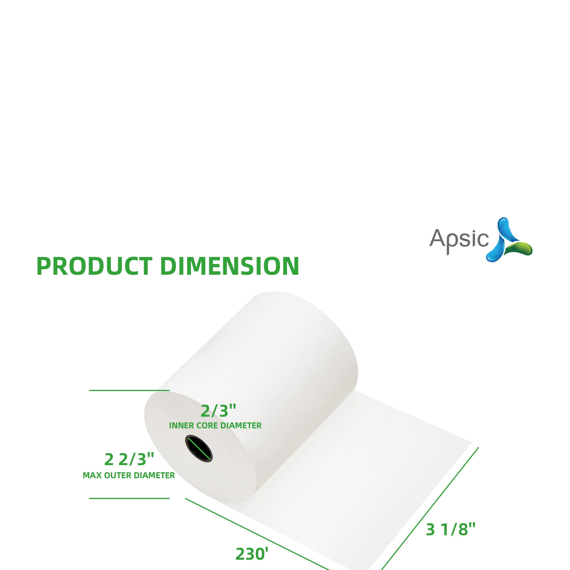 THERMAL PAPER ROLL BPA FREE