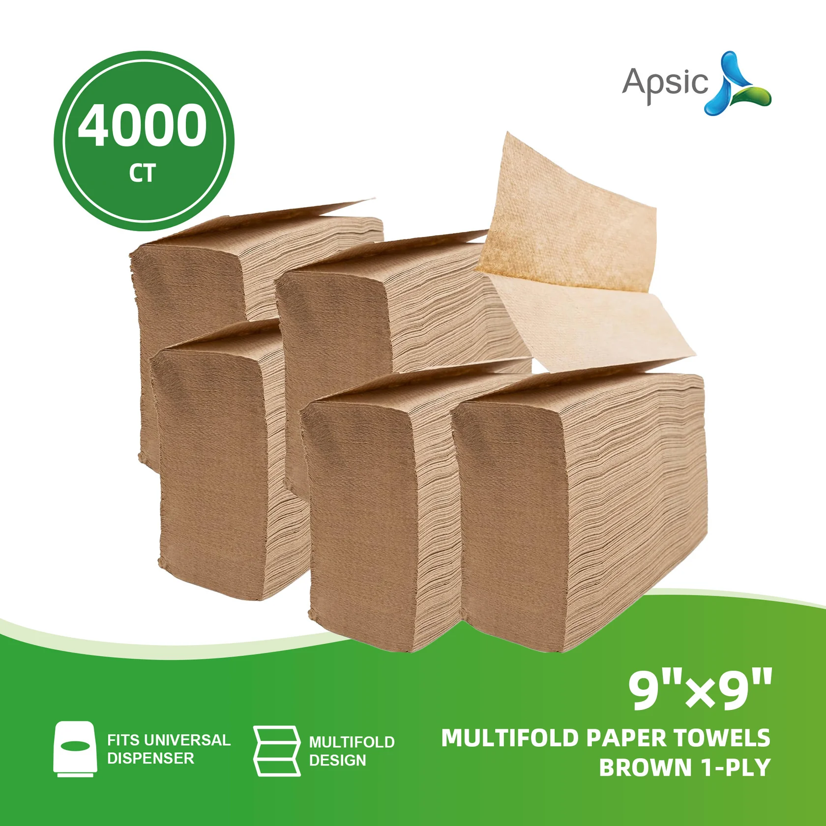 Paper Hand Towels Kraft 4000/Case