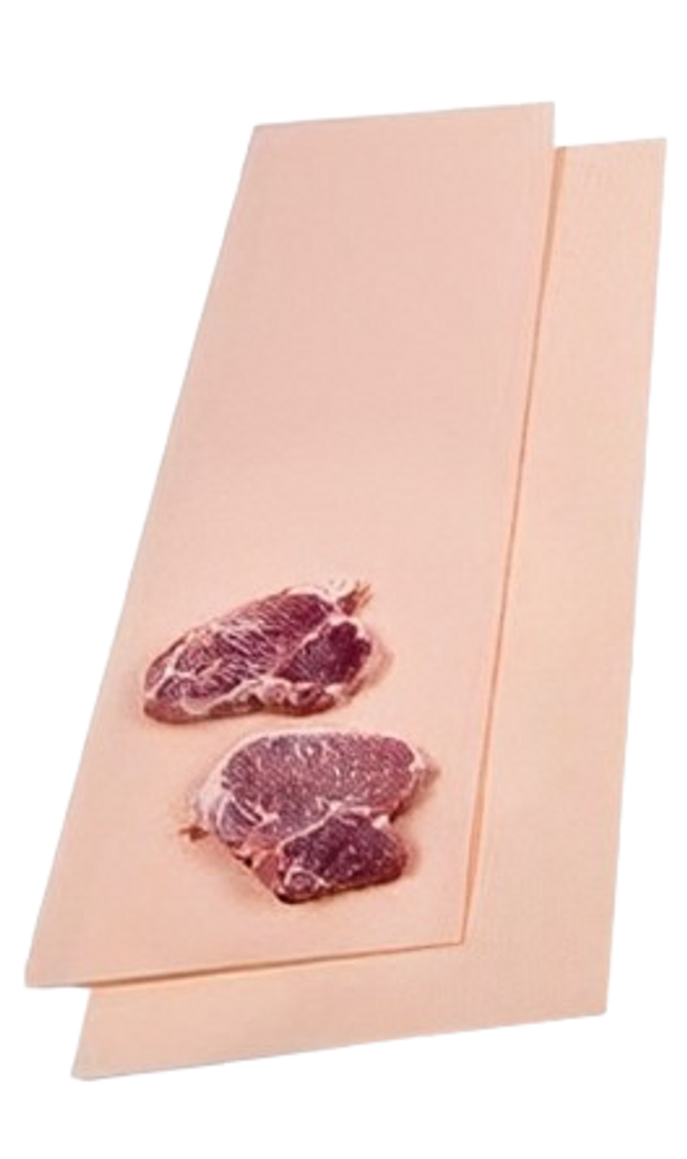 Pink steak paper, 6 in x 30 in, pack of 1000